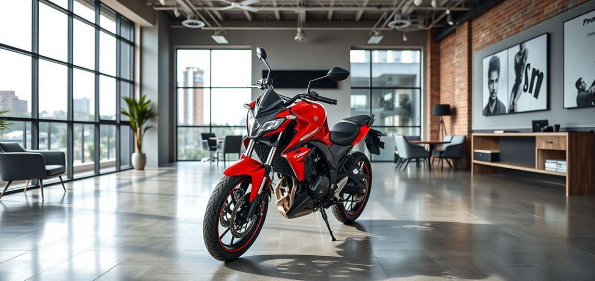 Prime Cycle Services Nairobi showroom with various motorcycle brands