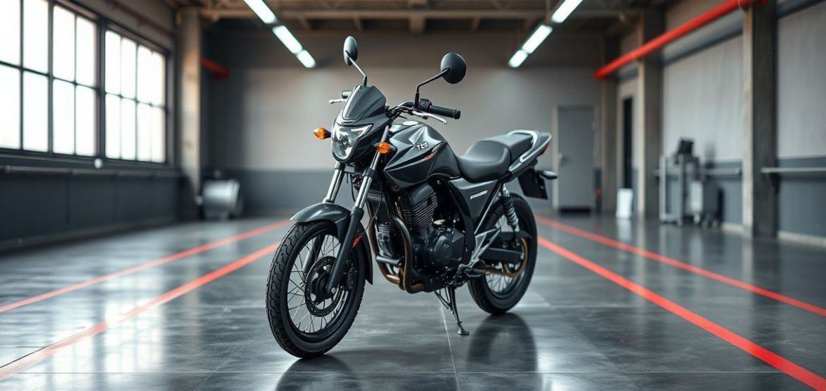 Expert technician inspecting a Certified Pre-Owned Bike at Prime Cycle Services in Nairobi, Kenya