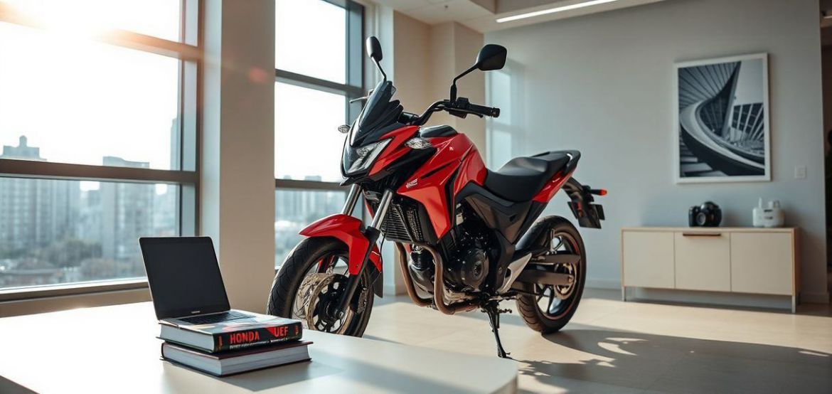 Honda Ace Tuff motorcycle on Kenyan road, ideal for boda boda and commuting, available at Prime Cycle Services Nairobi.