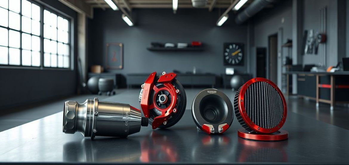 Motorcycle performance upgrades being installed at Prime Cycle Services in Nairobi