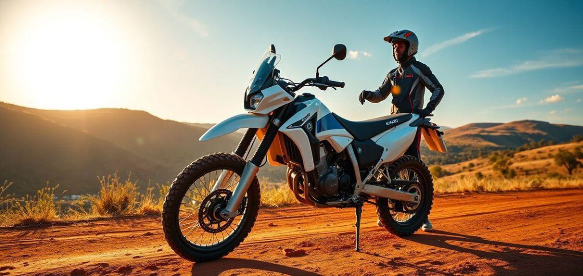 Suzuki DR200SE off-road adventure bike in Nairobi