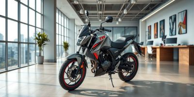New TVS ZT 125 motorcycle parked on a street in Nairobi, ready for commutes and boda boda business, offered by Prime Cycle Se