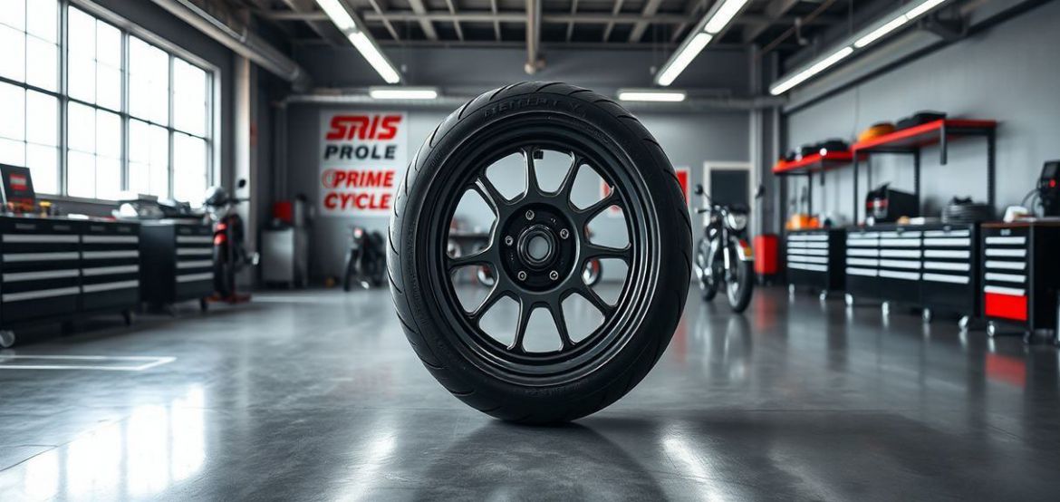 Motorcycle tyre replacement service by Prime Cycle Services in Nairobi